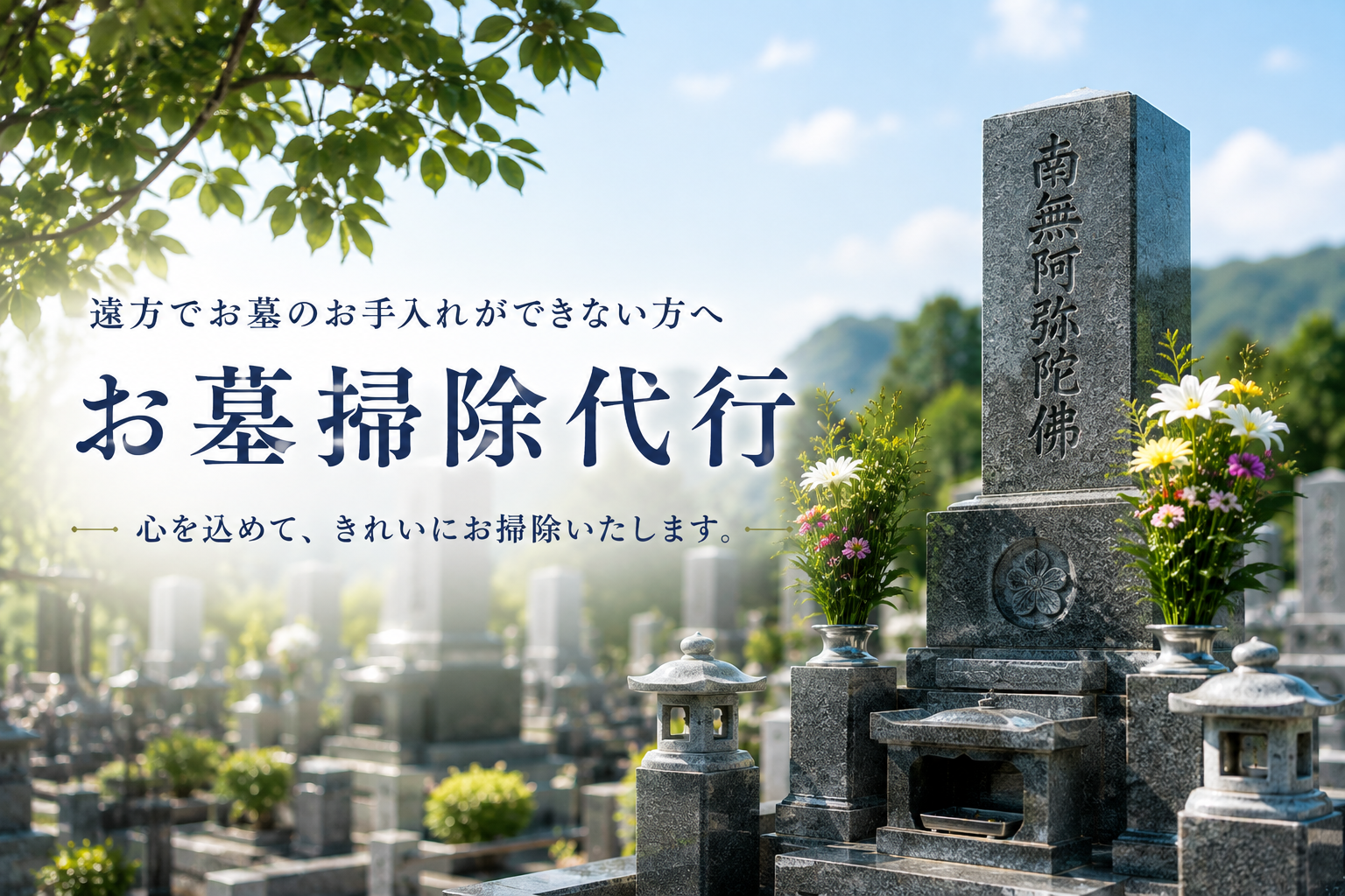 お墓掃除代行 株式会社青龍寺 三重県四日市市