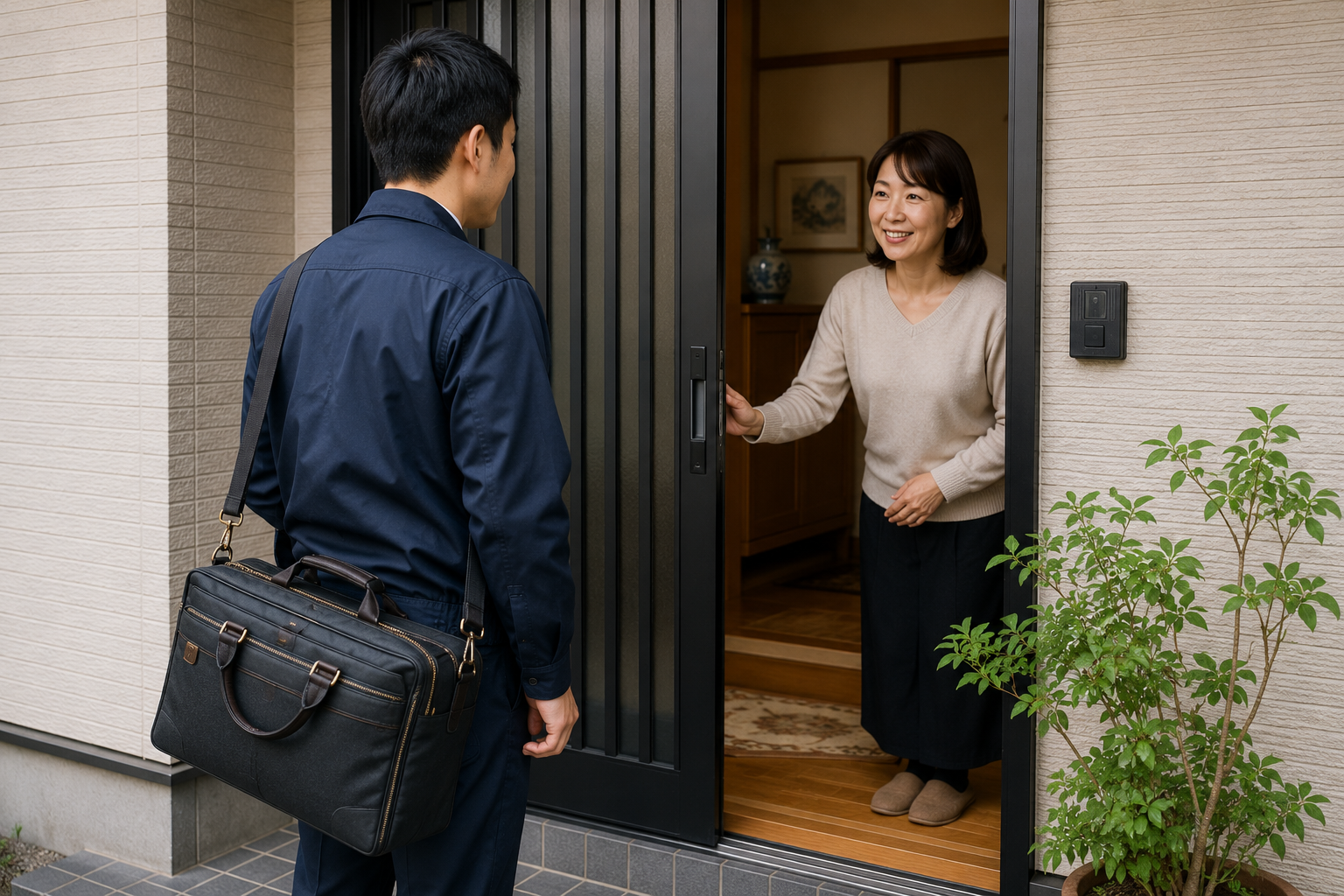 出張買取スタッフがご自宅へ訪問